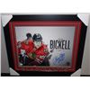 Image 1 : Bryan Bickell Signed Blackhawks 23x27 Custom Framed Photo (JSA COA)