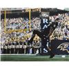 Image 1 : Ray Lewis Signed Ravens 16x20 Photo (JSA)