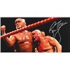 Image 2 : Ric Flair Signed 16x20 Photo with Hulk Hogan (JSA COA)