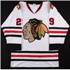 Image 2 : Bryan Bickell Blackhawks On-Ice Style Custom Stitched Jersey (Size XL)