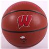 Image 2 : Frank Kaminsky Signed Wisconsin Logo Basketball Inscribed "The Tank" (Schwartz COA)