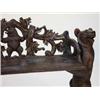 Image 1 : Black Forest carved wooden bench with a pair of well detailed bears holding the bench and the bac…