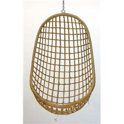 Cane hanging egg chair…