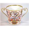 Image 1 : Hand painted and gilded twin handled Spode Imari style cup, 9cm high…