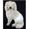 Image 1 : Early 19th century hand painted staffordshire porcelain seated poodle, 13cm high…