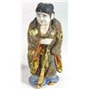 Image 1 : Hand painted and gilded Satsuma pottery figurine of a gentleman in robes, 25cm high…