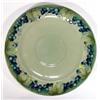 Image 1 : Moorcroft teapot stand, hand decorated with leaves and berries, 18cm diameter, marks to back…
