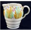 Image 1 : Hand painted Clarice Cliff jug, decorated with band of leaves and berries, 20cm high, marks to ba…