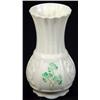 Image 1 : Belleek hand painted porcelain vase, 13cm vase, marks to base…