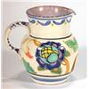 Image 1 : Hand painted Honiton Collard pottery floral jug, impressed marks to base, 16cm high…