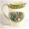 Image 1 : Hand coloured and transfer printed Adams 'Cries of London'  jug, 18cm high, marks to base…