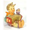 Image 1 : Hand painted seated Goebels 'Let's Sing' figure, 8cm high…