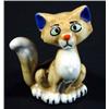 Image 1 : Hand painted Wade Sergeant Tibbs seated cat, 6cm high…