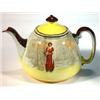 Image 1 : Doulton Seriesware Anne Page hand coloured and transfer printed teapot, 15cm high…