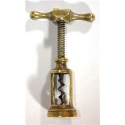 Victorian brass corkscrew…