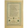 Image 1 : Mahogany framed rectangular Victorian sampler with verse 'God's perfect law converts the soul', E…