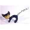 Image 1 : Brass stylised cat corkscrew, registered number marks to base, 8cm high…