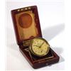 Image 1 : Mahogany cased Victorian brass travel alarm clock…