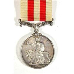 Victorian Indian military medal 1857-1858 awarded to Asst. Surgn. C,E,W,Bensley.…