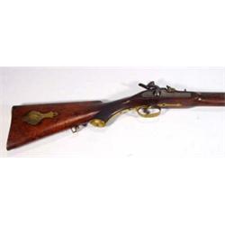 Victorian mahogany percussion musket…