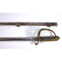 Military sword and scabbard…