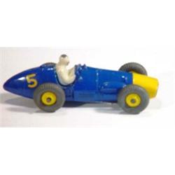 Dinky Toys 23H blue and yellow Ferrai racing car…