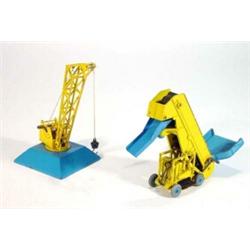 Dinky Supertoys elevator loader and goods yard crane…