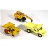 Image 1 : Dinky Toys 965 Euclid dump truck, Muirhill dumper and Coles mobile crane…