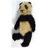 Image 1 : Merrythought panda with joined limbs and label to foot, 40cm high…