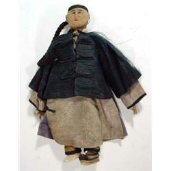 Oriental warrior style doll, 30cm high…