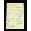 Image 1 : Wolverhampton Wonderers Football Club 1972 single sheet of autographs to include Alan Sunderland,…