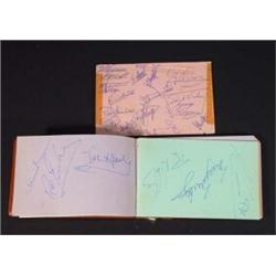 Autograph book containing Brighton & Hove Albion Football Team 1973 and Sheffield United 1972…