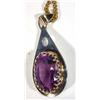 Image 1 : Amethyst droplet necklet…