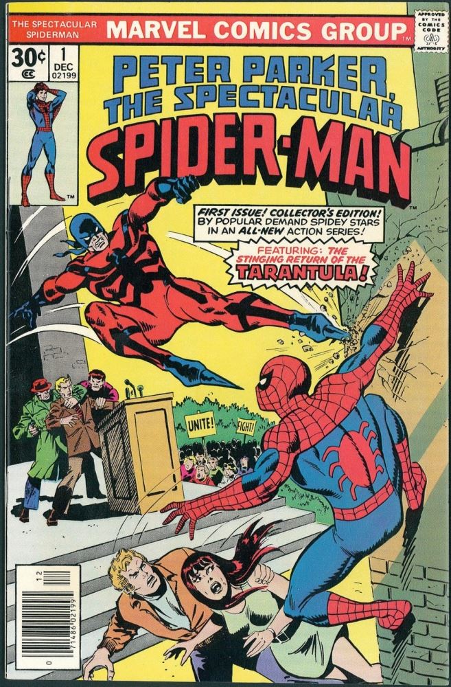 Vintage 1976 "Peter Parker, The Spectacular SpiderMan" Issue 1 Marvel