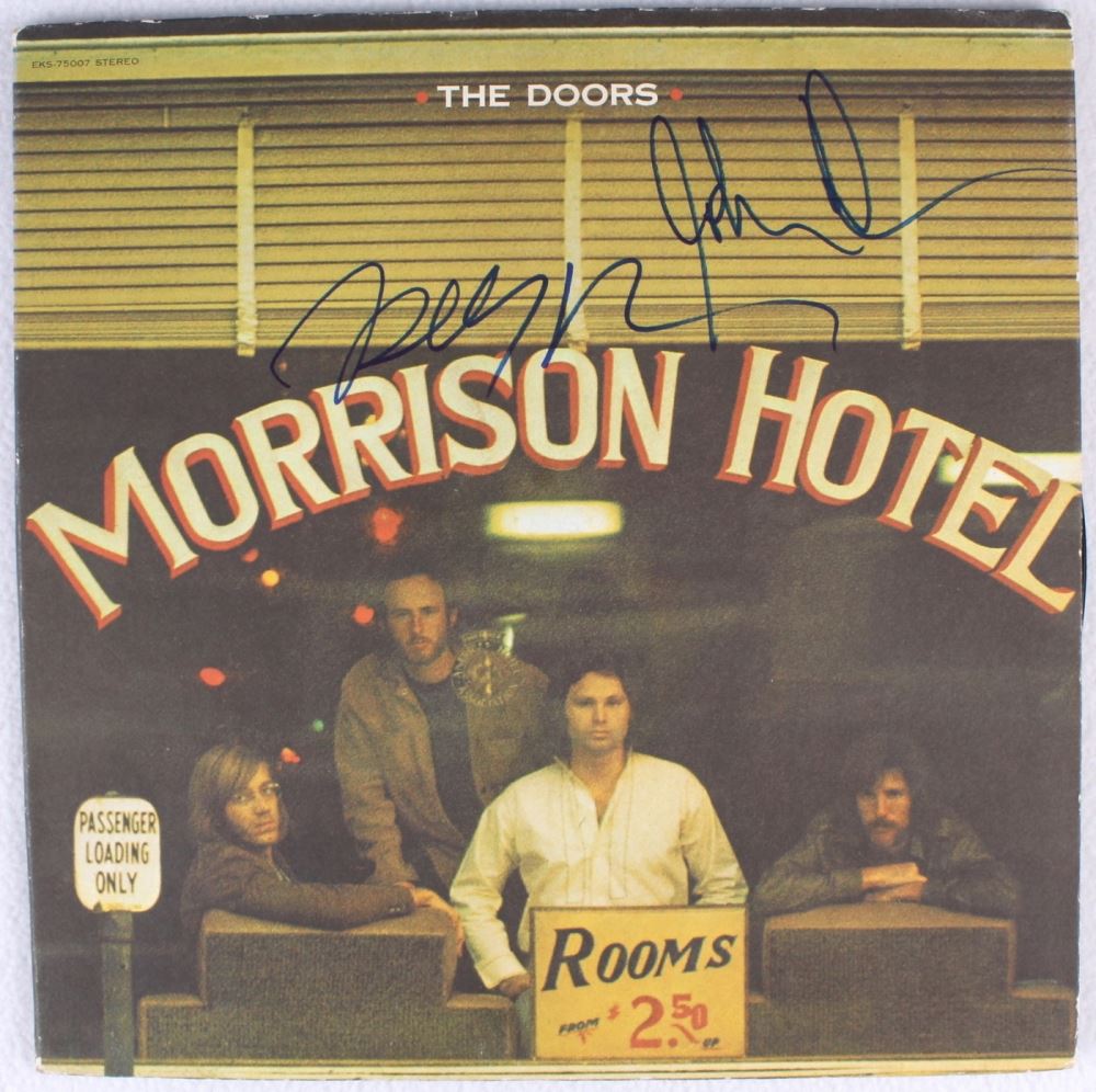 Robby Krieger John Densmore Signed The Doors Morrison Hotel