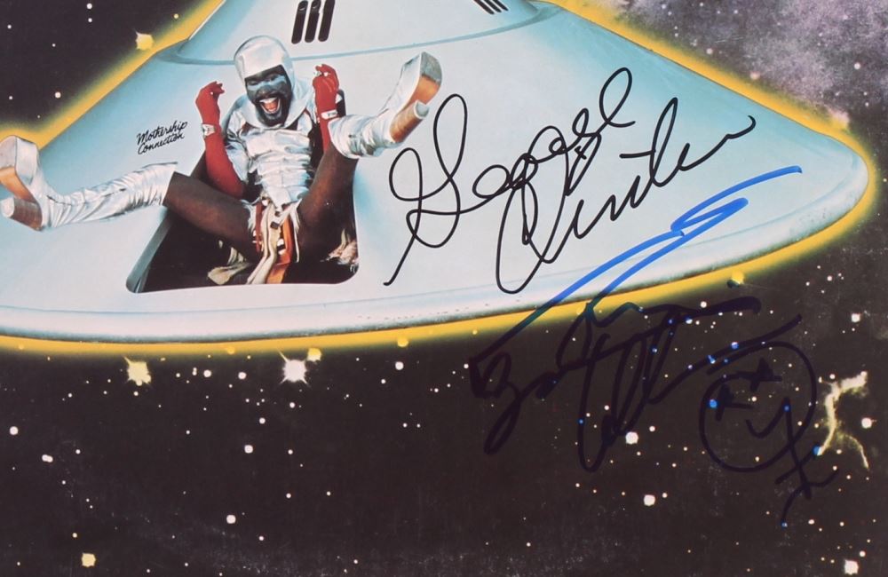 Clinton & Bootsy Collins Signed "Parliament Mothership