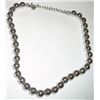 Image 1 : Silver pearl necklace