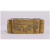 Image 5 : Chinese brass box with decorative roosters, birds, and