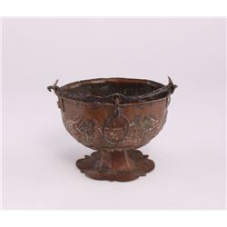 Rare 18th Century copper wine cup.  Possibly Ottoman