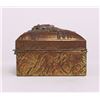 Image 4 : Japanese brass/copper box with high relief of