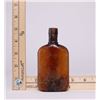 Image 2 : Antique glass flask bottle, 19th Century.  (Size: See