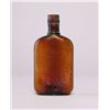 Image 3 : Antique glass flask bottle, 19th Century.  (Size: See