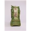 Image 7 : Antique Ansonia Wing Porcelain Mantle Clock.  (Size: