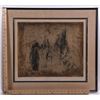 Image 2 : Unknown artist, etching an drypoint.  A study of