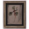 Image 1 : Rare original gouache painting on paper of Paris