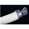 Image 3 : Sterling silver alligator tooth pendant with Ace, King,