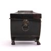 Image 4 : Fine English Regency Horn Covered Tea Caddy, first