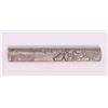 Image 1 : Japanese Samurai Kozuka decorated with an elder holding a hand fan.  A Kogatana is a small utility k