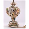 Image 5 : Vintage Capodimonte lamp.  (Size: See second photo for