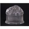 Image 1 : Vintage Val St. Lambert crystal Ram head keepsake box.